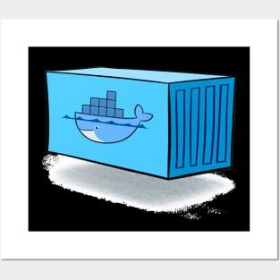 docker container Posters and Art